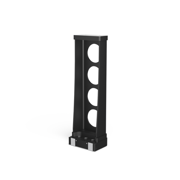 Leg with inserted roller 650 for Square U-shape 200x200