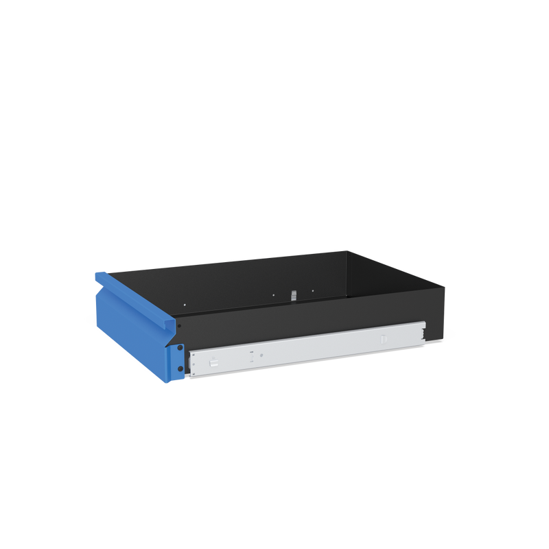 Drawer with clip rail, 120 mm