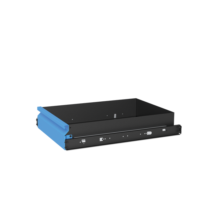 Drawer with clip rail and mounting 120 mm for Workstation 0806 / 1208