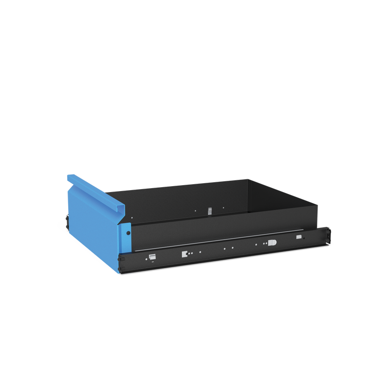 Drawer with clip rail and mounting 180 mm for Workstation 0806 / 1208