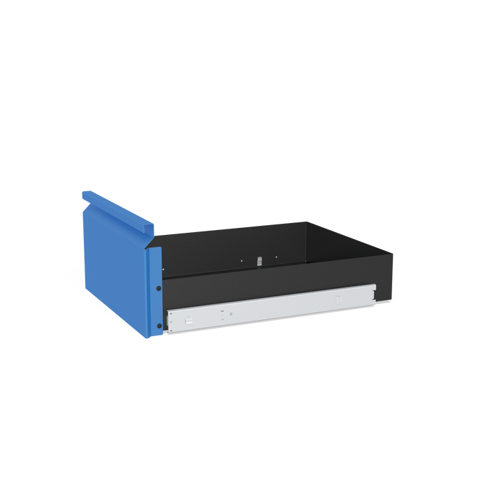 Drawer with clip rail, 240 mm