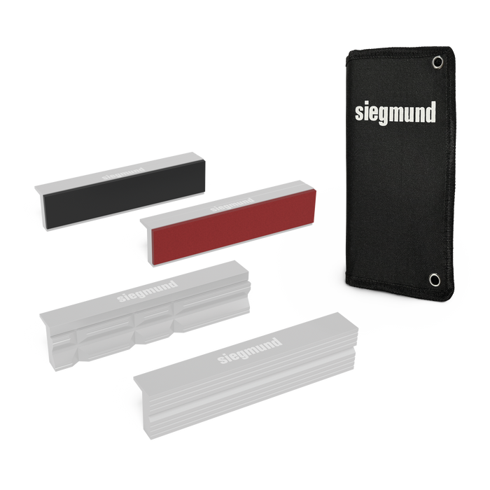 Set of vice jaw covers 125 incl. bag