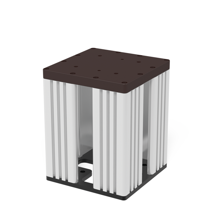 Adaptation of the console to the drilling pattern of the robot for a surcharge