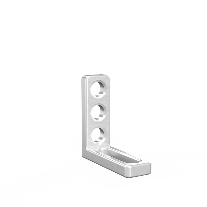 Stop and Clamping Square 90 L Aluminum