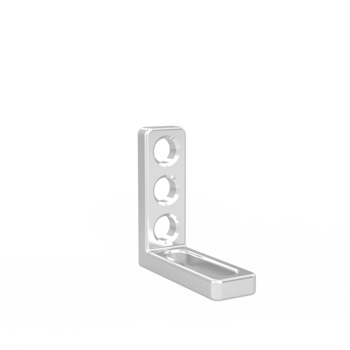 Stop and Clamping Square 90 L Chromed