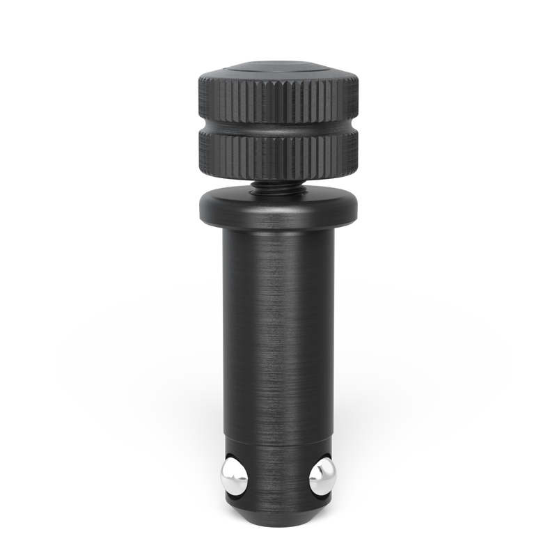 Hand clamping bolt without slot triple burnished
