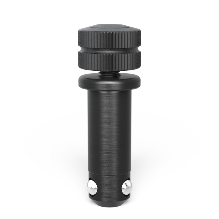 Hand clamping bolt without slot triple burnished