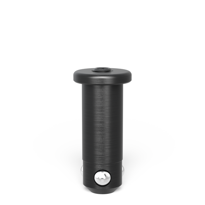 Fast Clamping Bolt flat without slot triple burnished