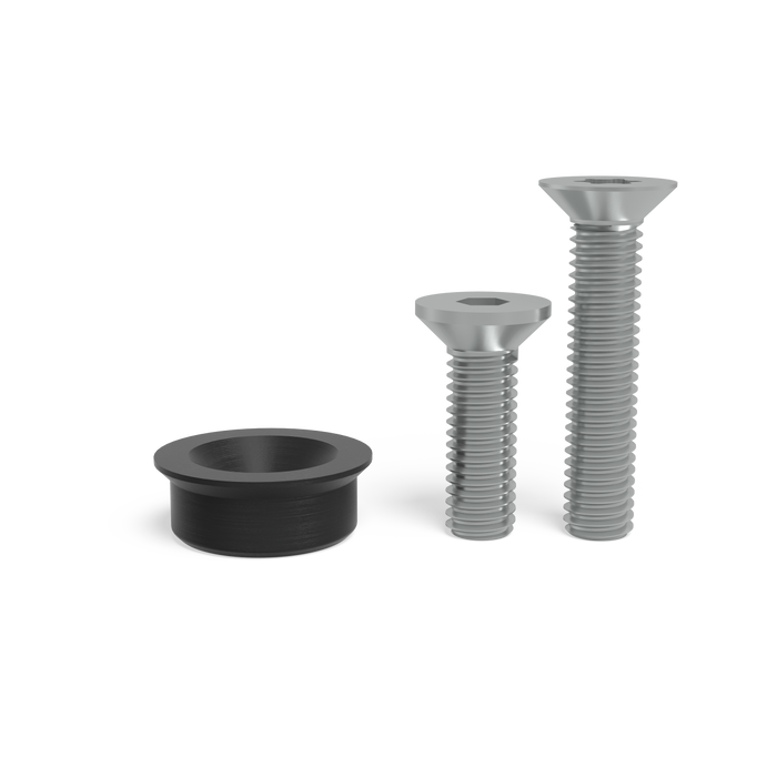 Set Clamp Bushing with countersunk head for M6 thread burnished