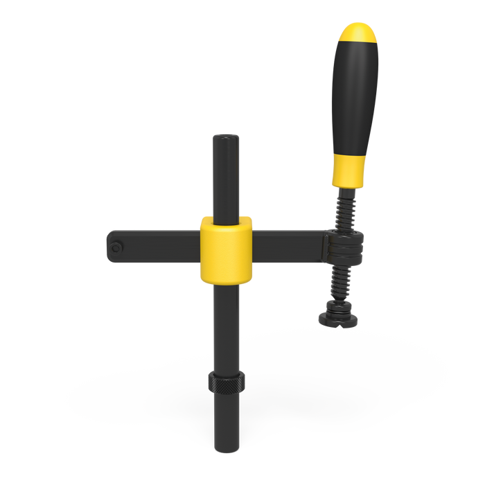 Screw Clamp with Round Pipe burnished