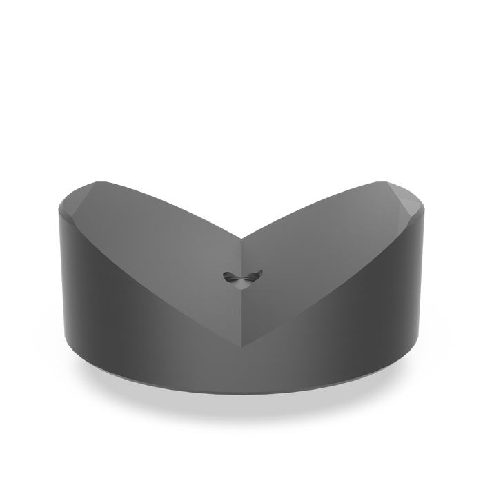 Prism Ø 80 120° with screwed-in collar Polyamide