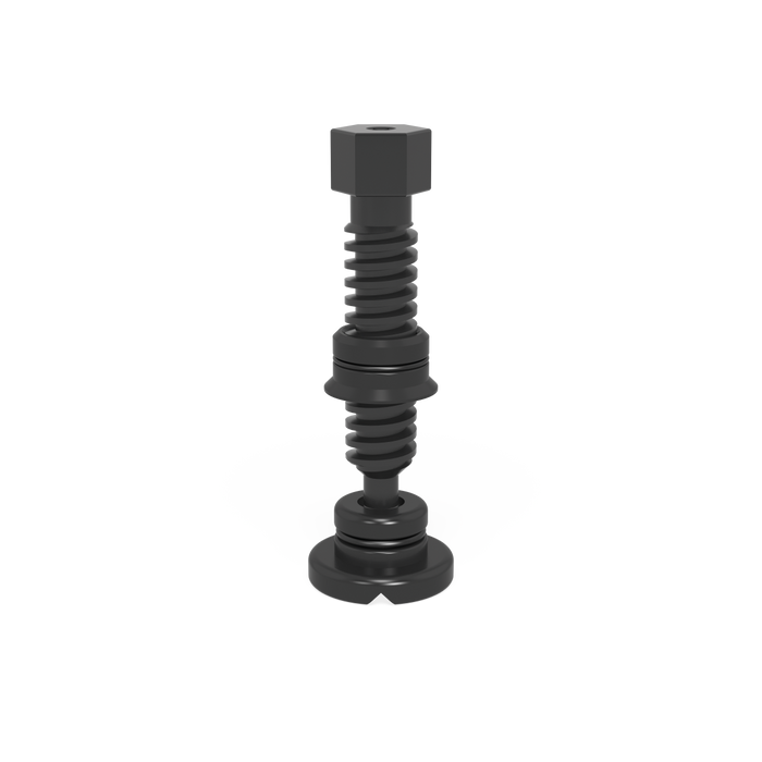 Short Arbor with Bushing and Prism burnished