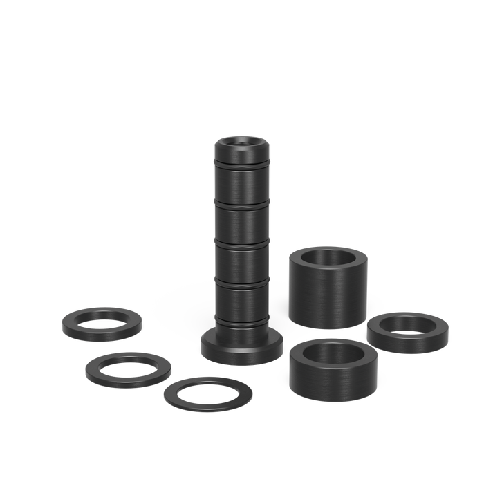 Set of Supports 7 pieces burnished