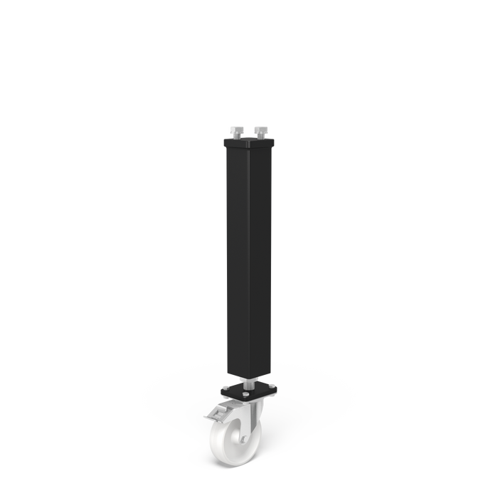 Leg with Caster and Locking Brake 700 for PLUS Table