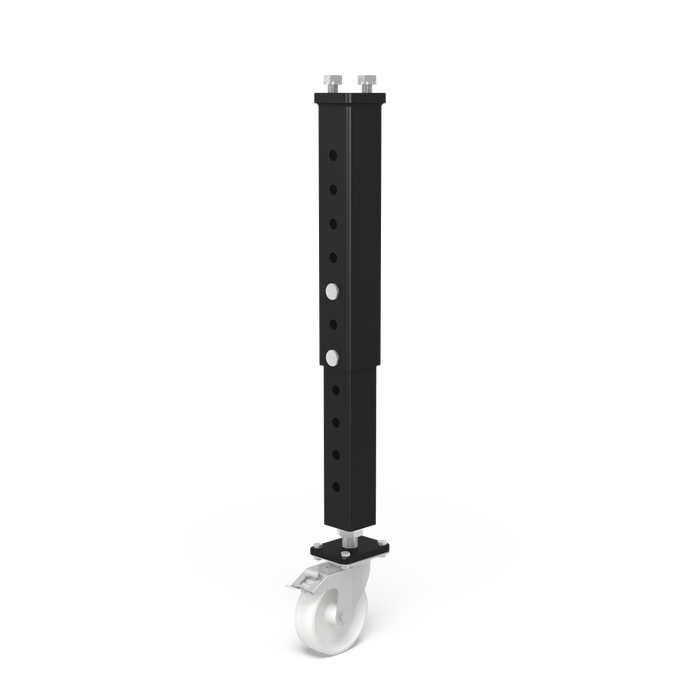 Leg height-adjustable with Caster and Locking Brake 600-900