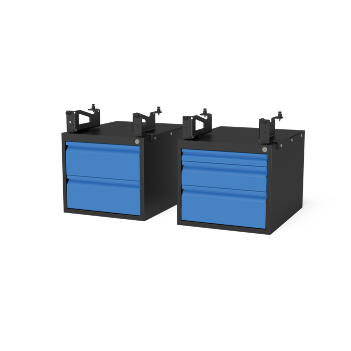 Special offer 2x Sub Table Box lockable for Basic incl. drawers