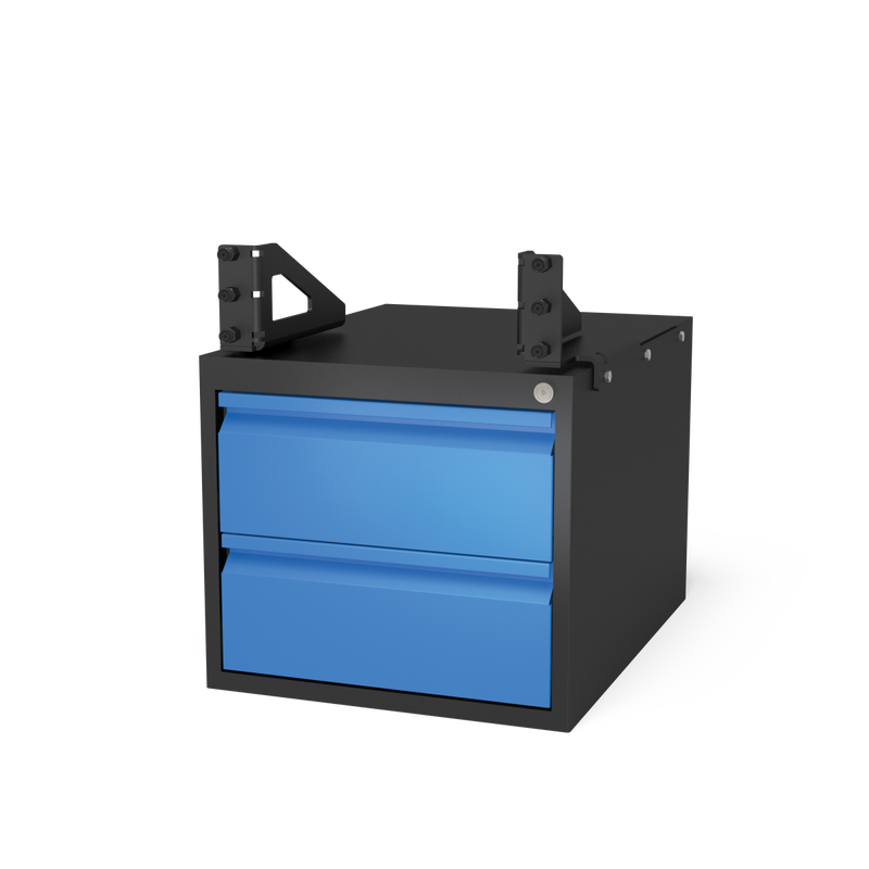 Set Sub Table Box lockable for PLUS Table incl. 2 drawers
