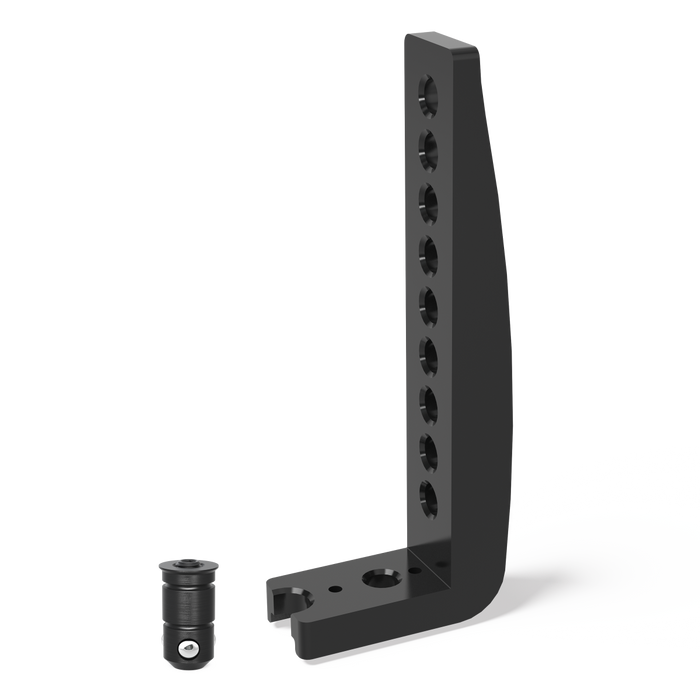 Set External stop bracket for perforated plates