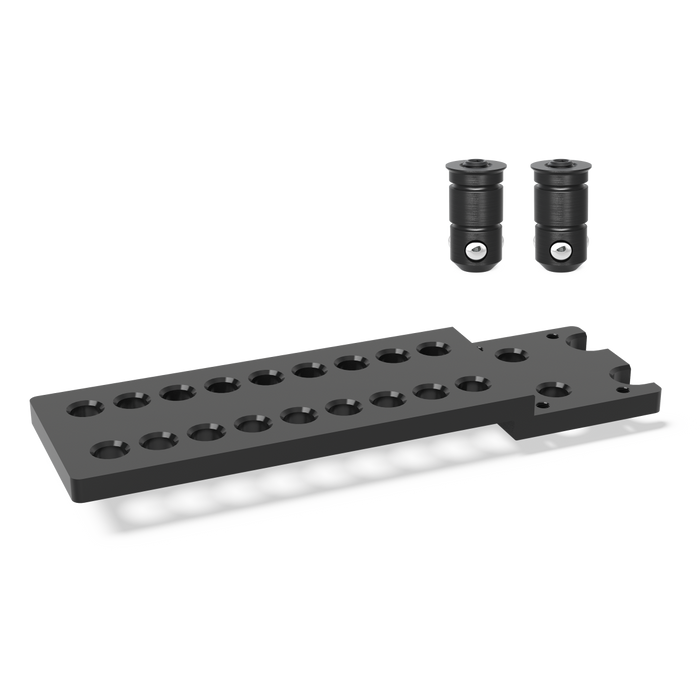 Set Extension for perforated plates 2 rows of holes