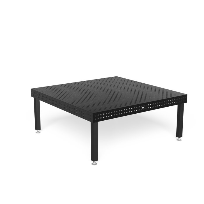 Welding Table Professional Extreme 8.7 - 2000x2000x150 Plasma nitrided - with diagonal grid Leg standard equipment 700