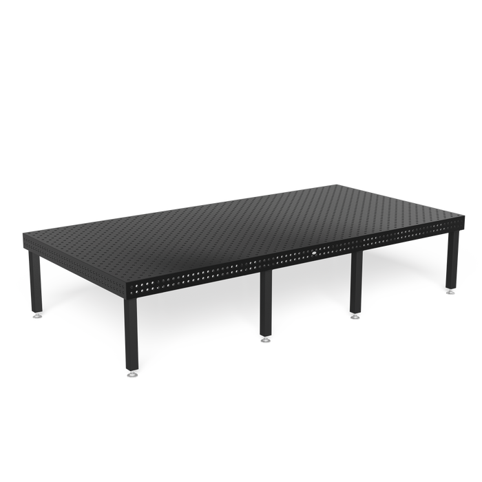 Welding Table Professional Extreme 8.7 - 4000x2000x150 Plasma nitrided - with diagonal grid Leg standard equipment 700