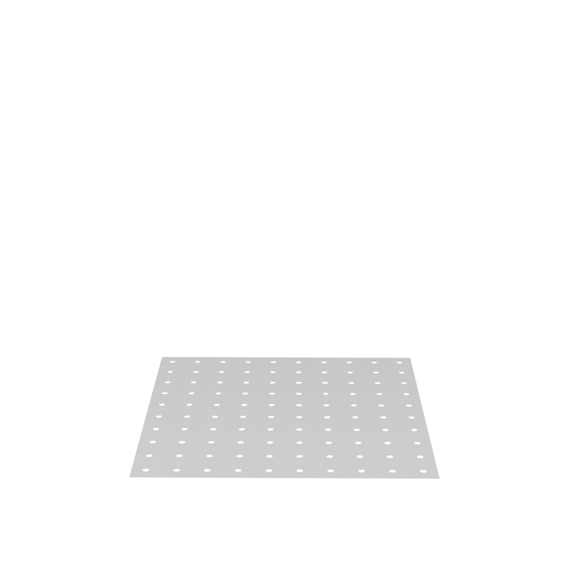 Perforated Aluminum Plate for Table 220010