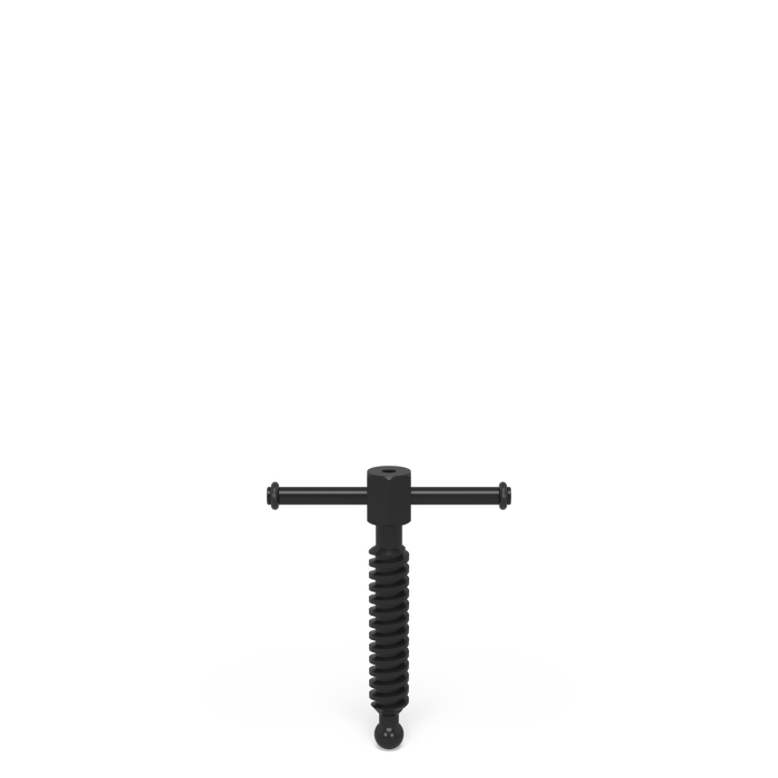 Threaded Arbor with hexagon and toggle 85