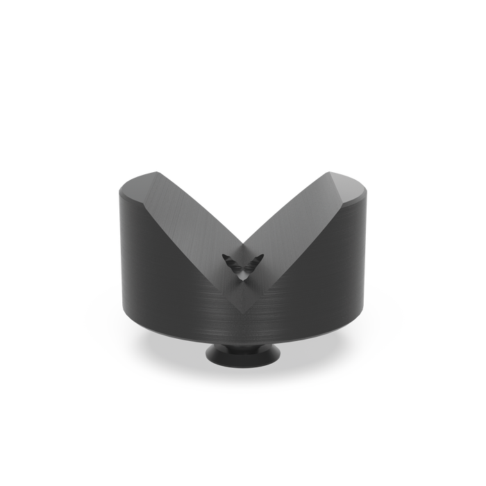 Prism Ø 80 90° with screwed-in collar burnished