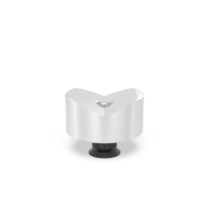 Prism Ø 60 135° with screwed-in collar Aluminum