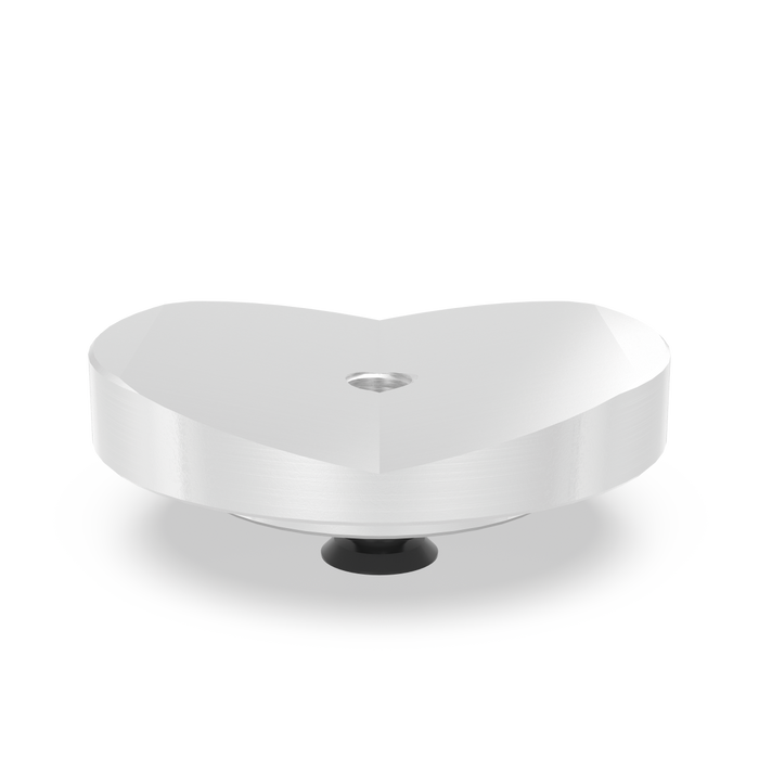 Prism Ø 120 157° with screwed-in collar Aluminum