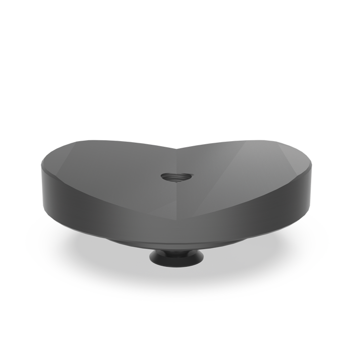 Prism Ø 120 157° with screwed-in collar Polyamide