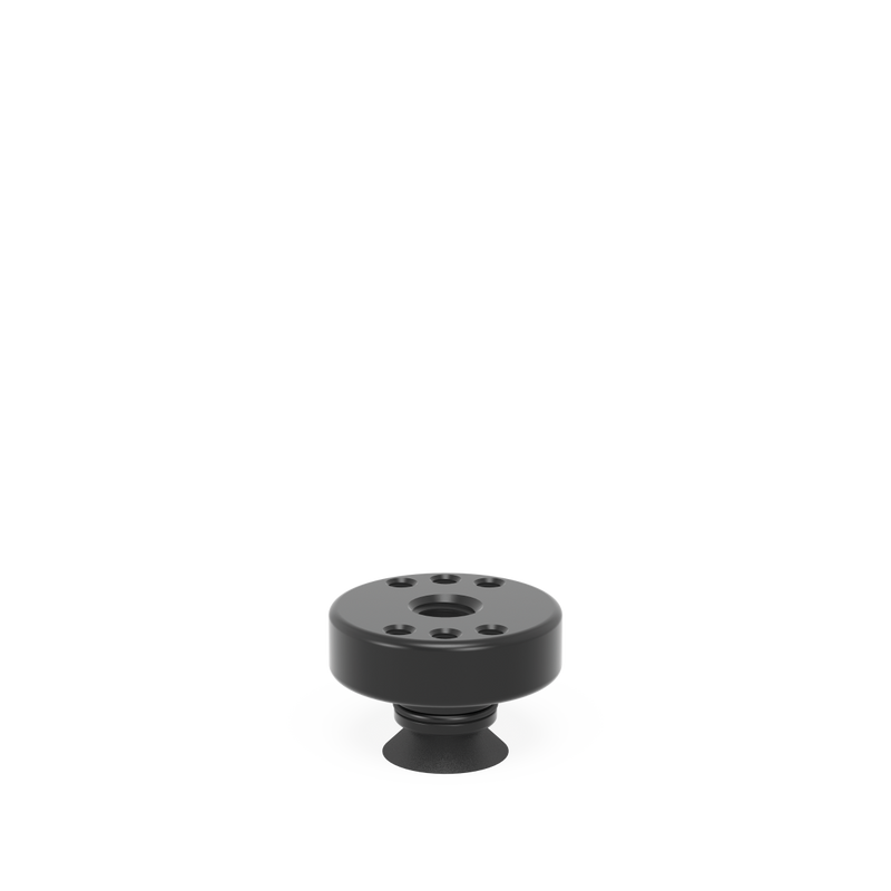 Adapter with Hole Pattern Ø 50 / 15 burnished