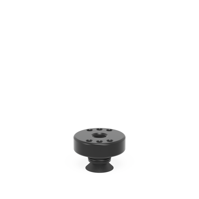 Adapter with Hole Pattern Ø 50 / 15 burnished