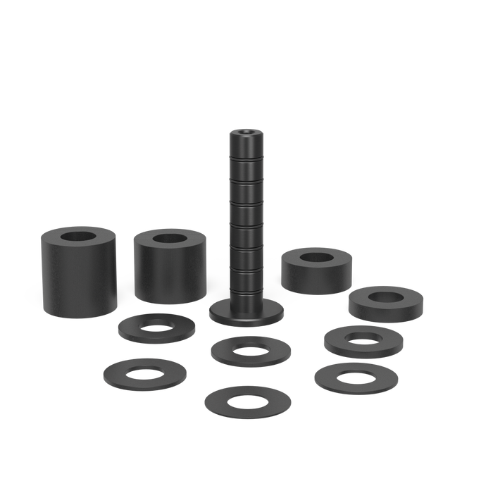 Set of Supports 11 pieces burnished