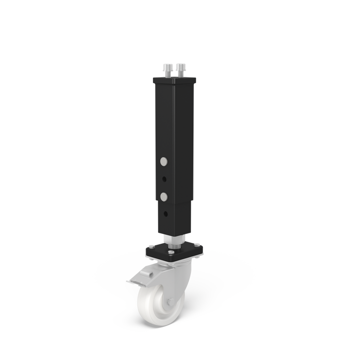 Leg height-adjustable with Caster and Locking Brake 600-850