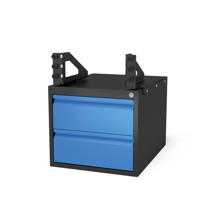 Set Sub Table Box lockable for PLUS Table incl. 2 drawers