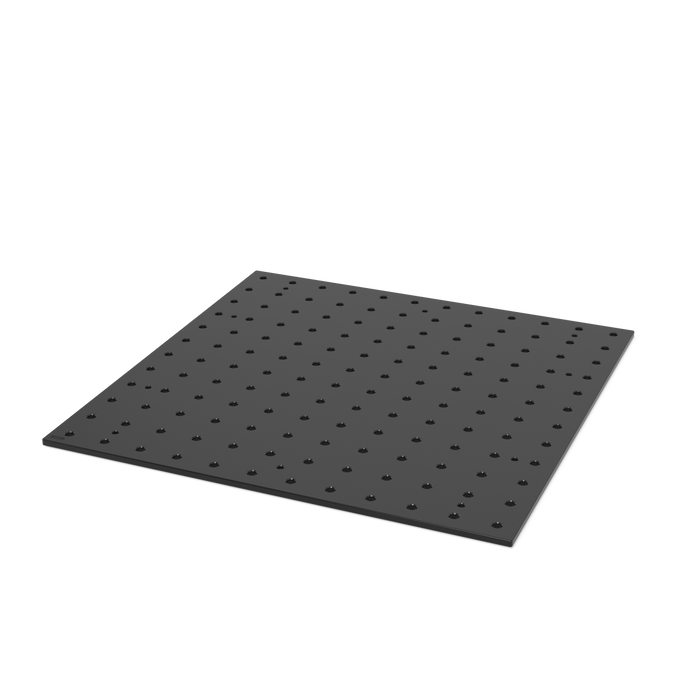 Perforated plate S355J2+N 1200x1200x18 Plasma nitrided