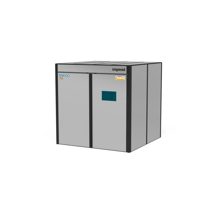 Modular laser welding cell 2540x2570x2520 mm with roof