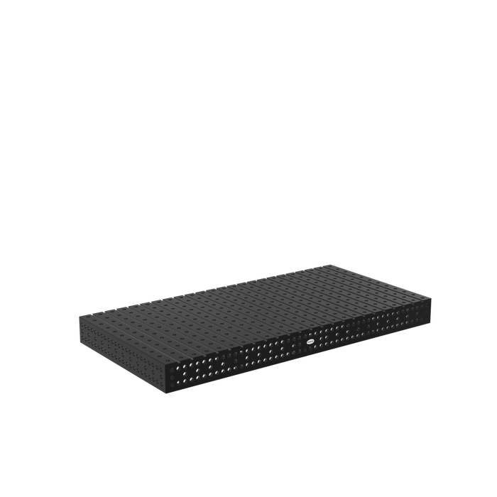 Hexagon Slot Table 2400x1200x200 Plasma nitrided with transverse slots Leg standard equipment 650