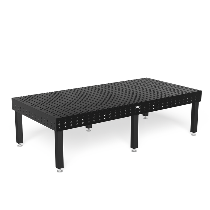 T-Slot Table 3000x1500x200 Plasma nitrided with transverse slots Leg standard equipment 650