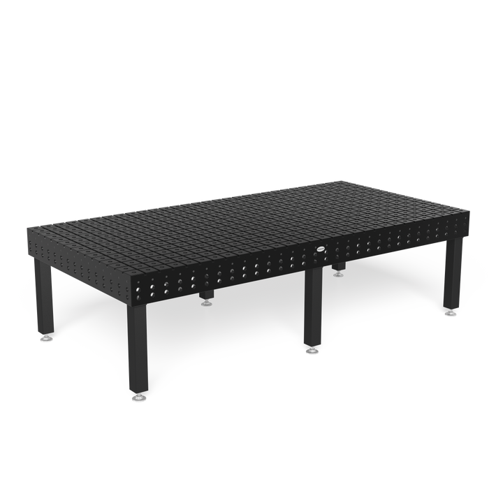 T-Slot Table 3000x1500x200 Plasma nitrided with cross slots Leg standard equipment 650