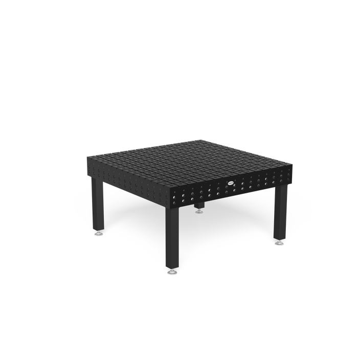 T-Slot Table 1500x1500x200 Plasma nitrided with cross slots Leg standard equipment 650