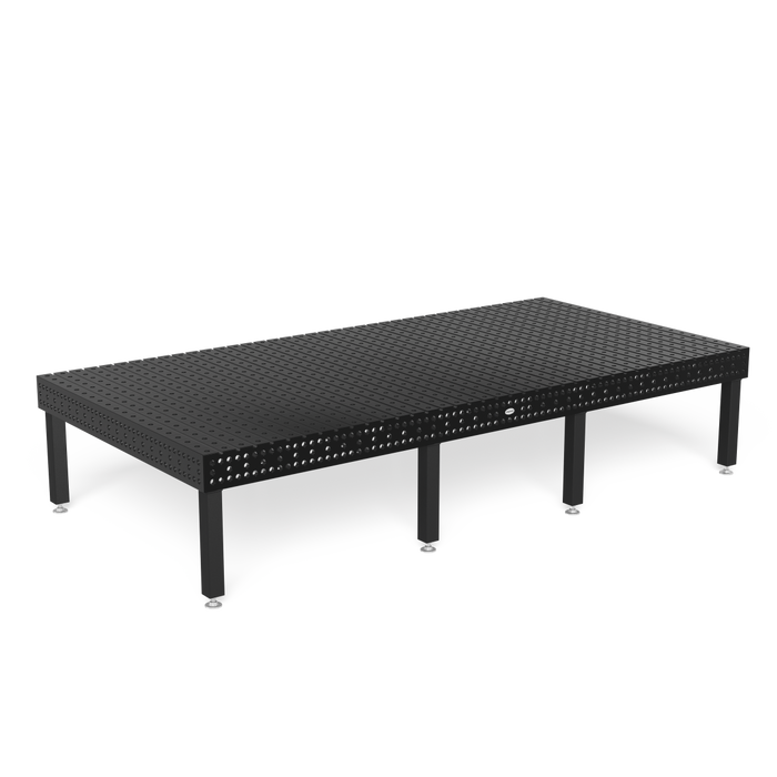 Hexagon Slot Table 4000x2000x200 Plasma nitrided with transverse slots Leg standard equipment 650