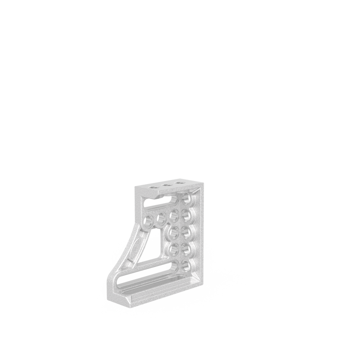 Stop and Clamping Square 300 GK left Aluminum-Titanium