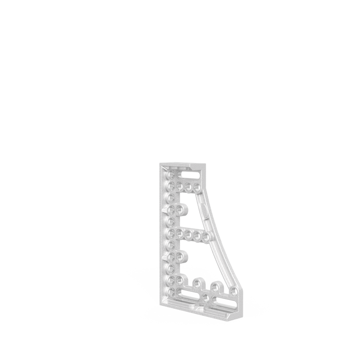 Stop and Clamping Square 600 GK right Aluminum-Titanium