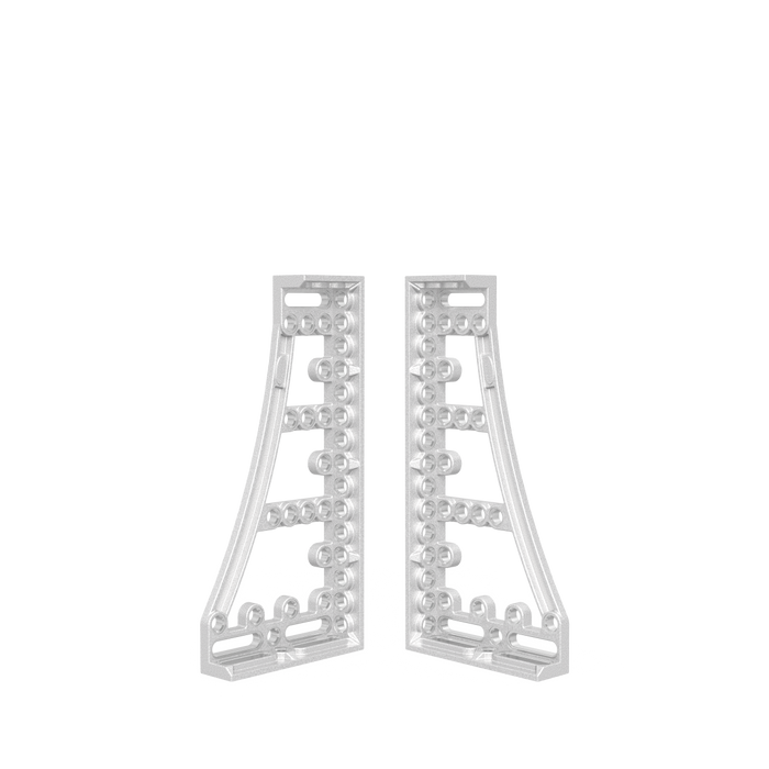 Set Stop and Clamping Square 800 GK Aluminum-Titanium