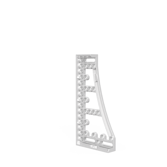 Stop and Clamping Square 800 GK right Aluminum-Titanium
