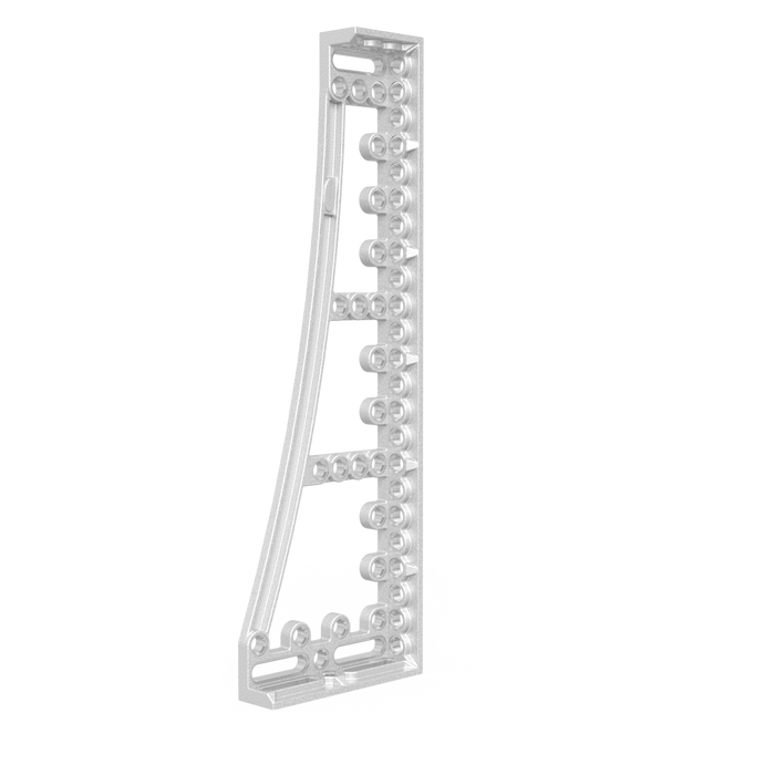 Stop and Clamping Square 1200 GK left Aluminum-Titanium