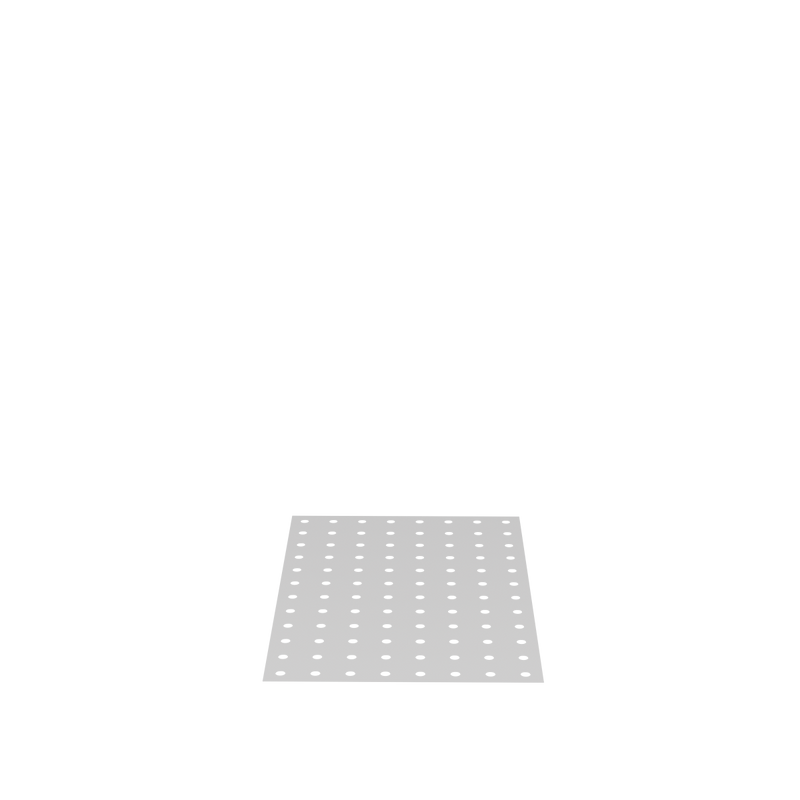 Perforated Aluminum Plate for Table 280025
