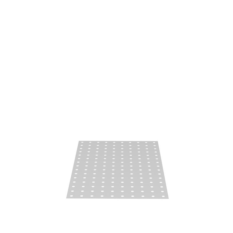 Perforated Aluminum Plate for Table 280035